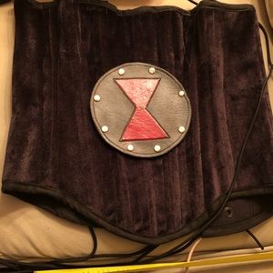 Black Widow Corset by Silver Leaf